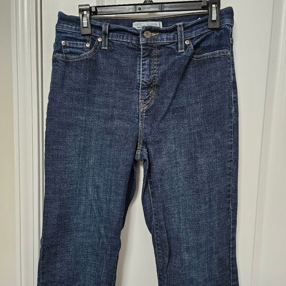 Levi's 512 Jeans Women’s 12 (30x30) Blue Perfectly Slimming Bootcut Mid Rise GUC - Picture 6 of 10